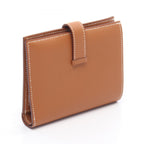 Hermes Bifold Wallet Bearn Compact Gold Calf — view 2