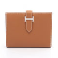 Hermes Bifold Wallet Bearn Compact Gold Calf
