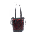 Louis Vuitton Handbag PM Monogram Lace Leather Patent Bucket PM
