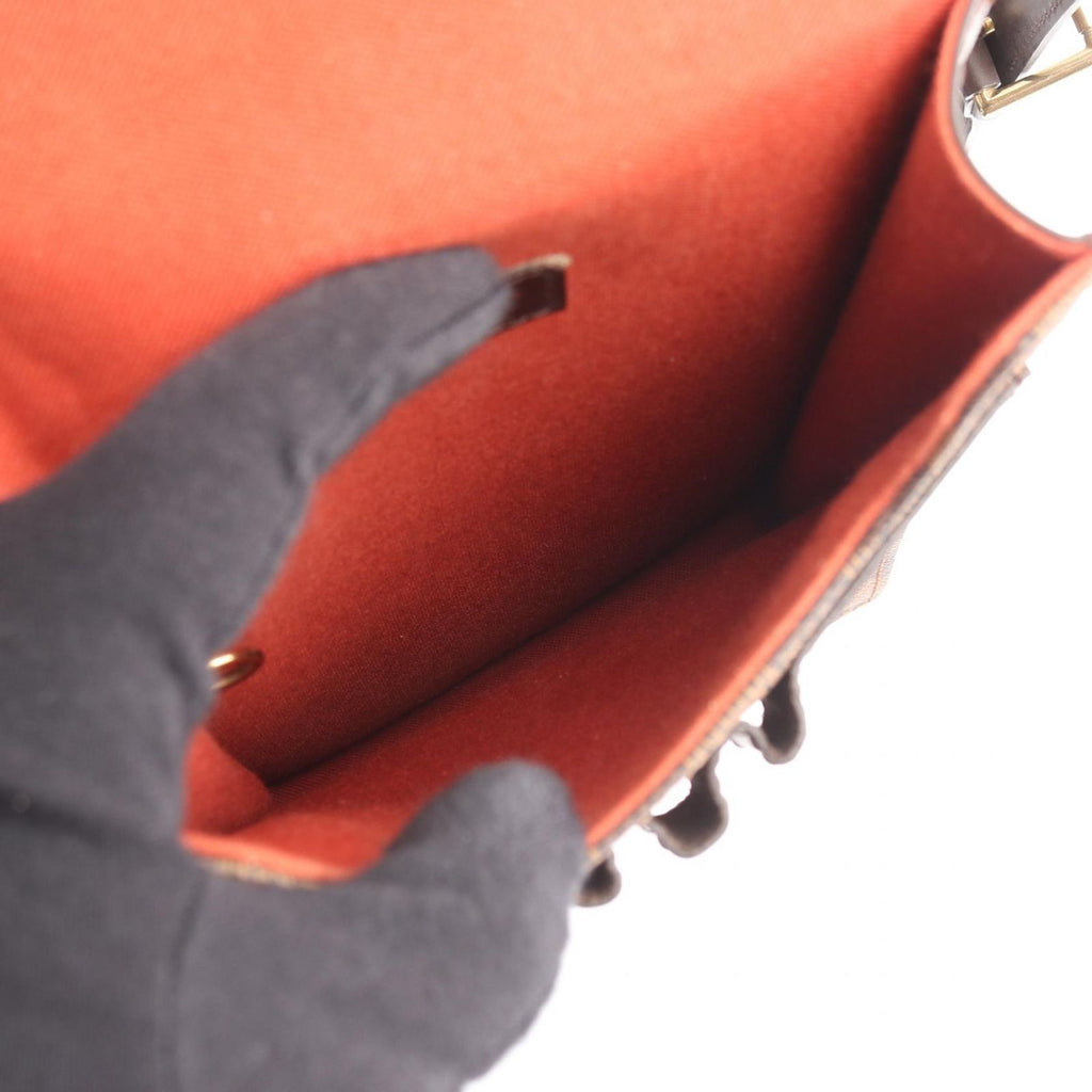 Louis Vuitton Shoulder Bag Portobello Canvas Leather — view 3