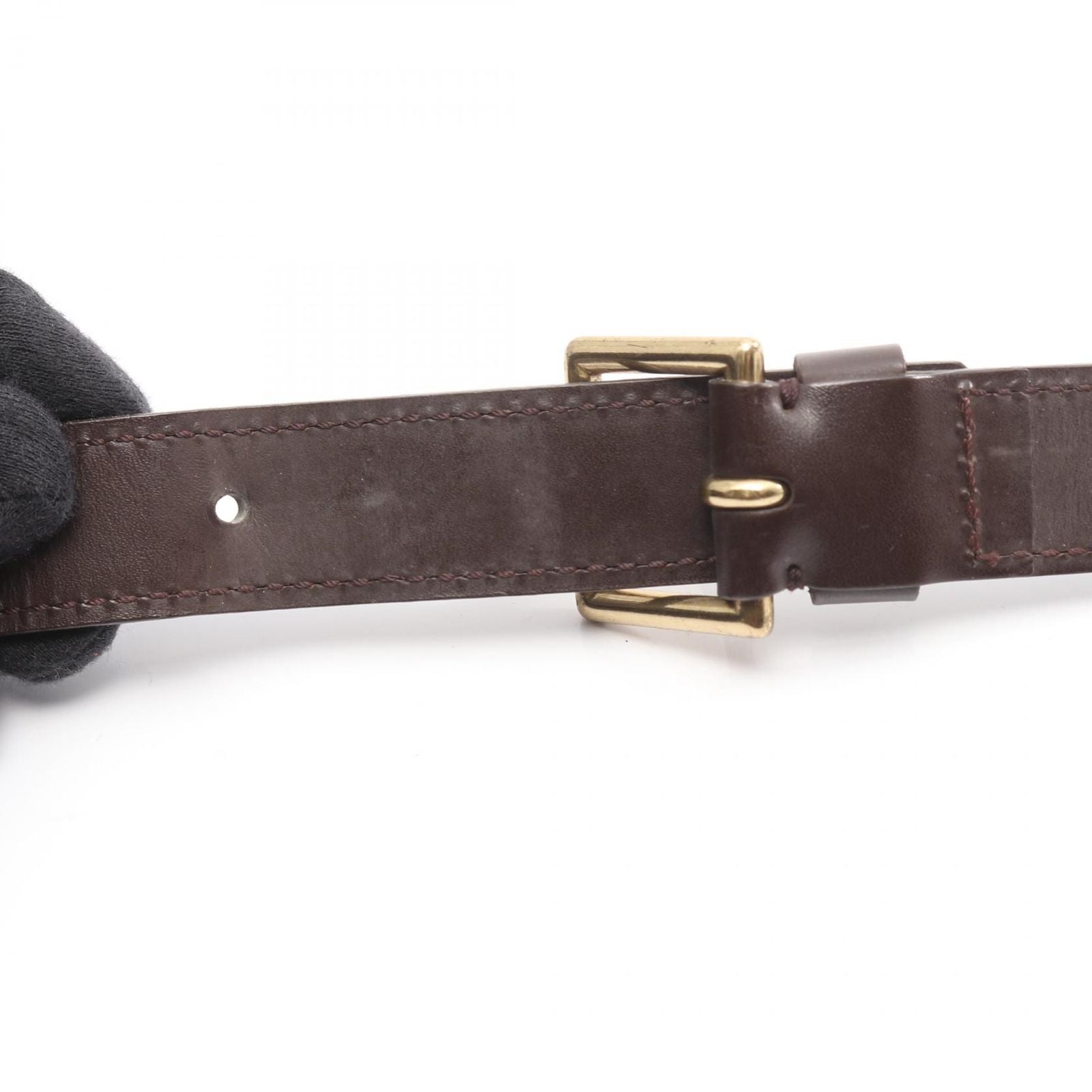 Louis Vuitton Shoulder Bag Portobello Canvas Leather — view 8