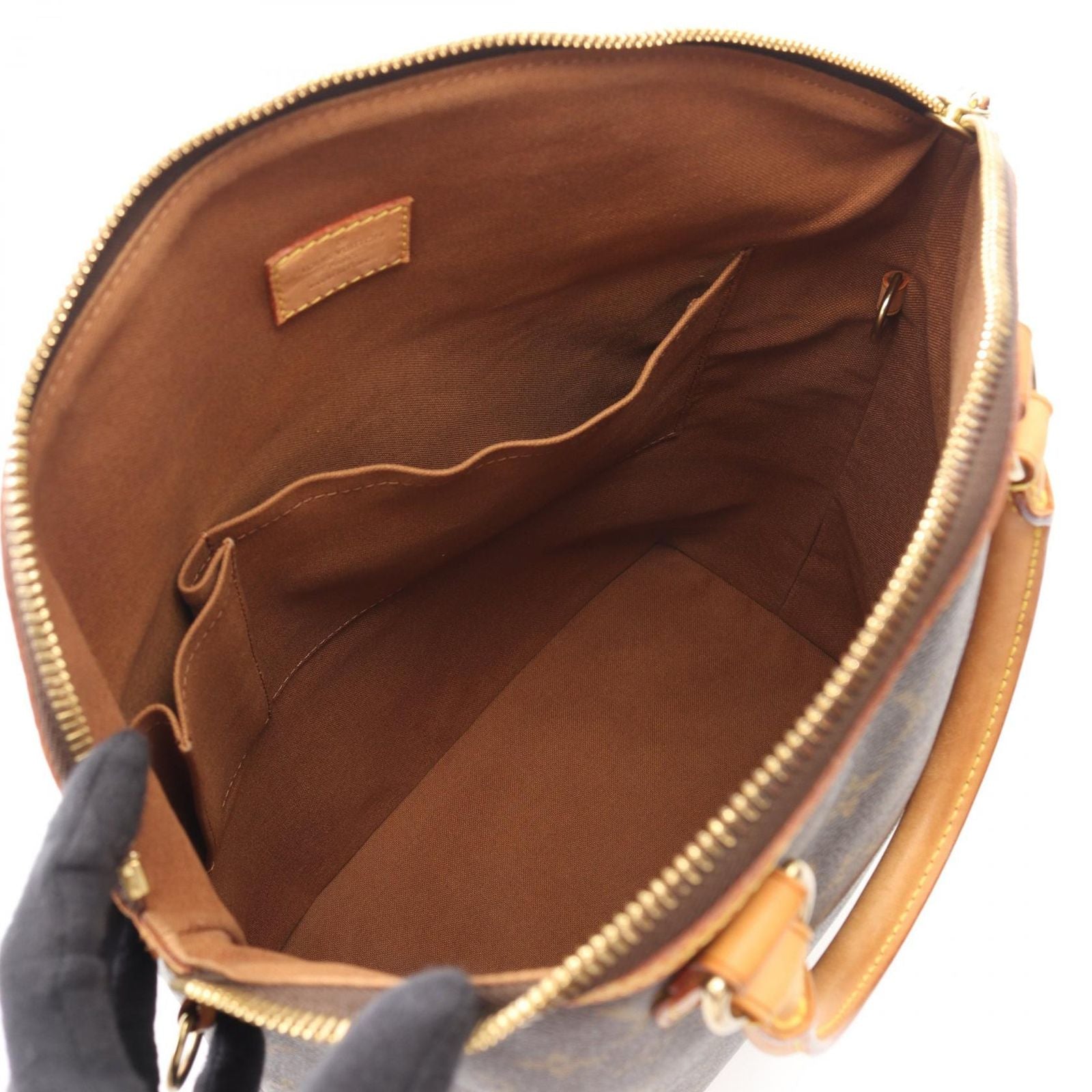 Louis Vuitton Handbag Lockit Vertical Canvas Leather — view 3