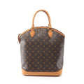 Louis Vuitton Handbag Lockit Vertical Canvas Leather