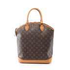 Louis Vuitton Handbag Lockit Vertical Canvas Leather