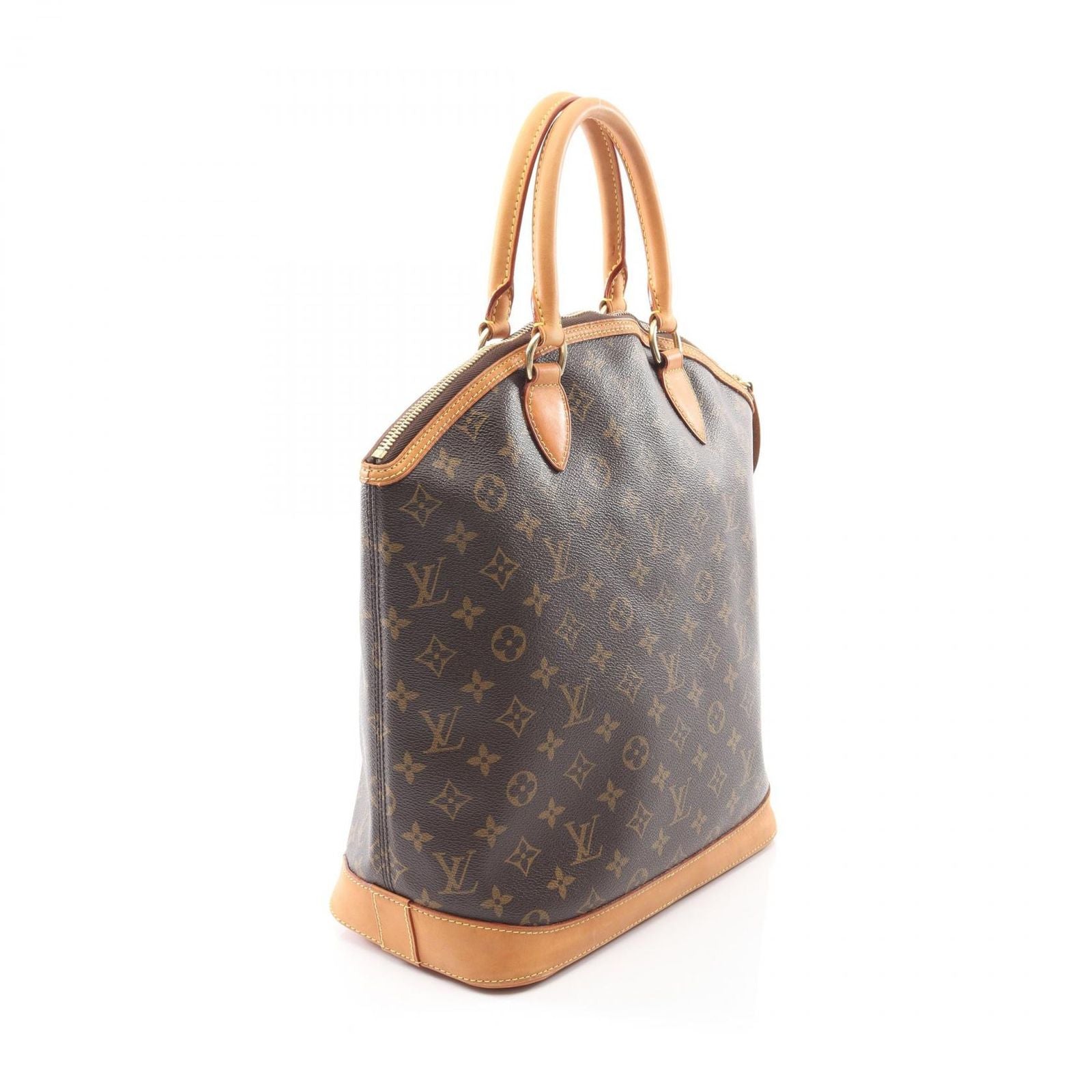 Louis Vuitton Handbag Lockit Vertical Canvas Leather — view 2
