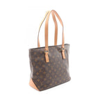 Louis Vuitton Shoulder Bag Cabas Piano Canvas Leather — view 2