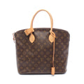Louis Vuitton Handbag Lockit MM Canvas Leather