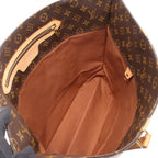 Louis Vuitton Tote Sac Shopping Canvas Leather — view 3