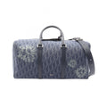 Dior Boston Bag Denim Tears Rango 50 Oblique Peace Sign Navy Canvas