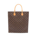 Louis Vuitton Tote Sac Plat Canvas Leather Sac Pla