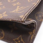 Louis Vuitton Tote Sac Plat Canvas Leather Sac Pla — view 7