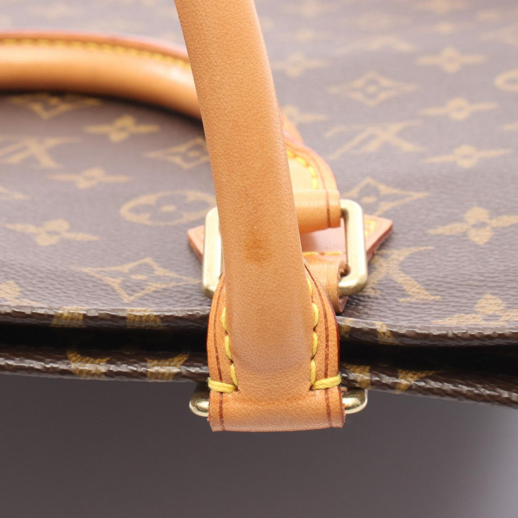 Louis Vuitton Tote Sac Plat Canvas Leather Sac Pla — view 8