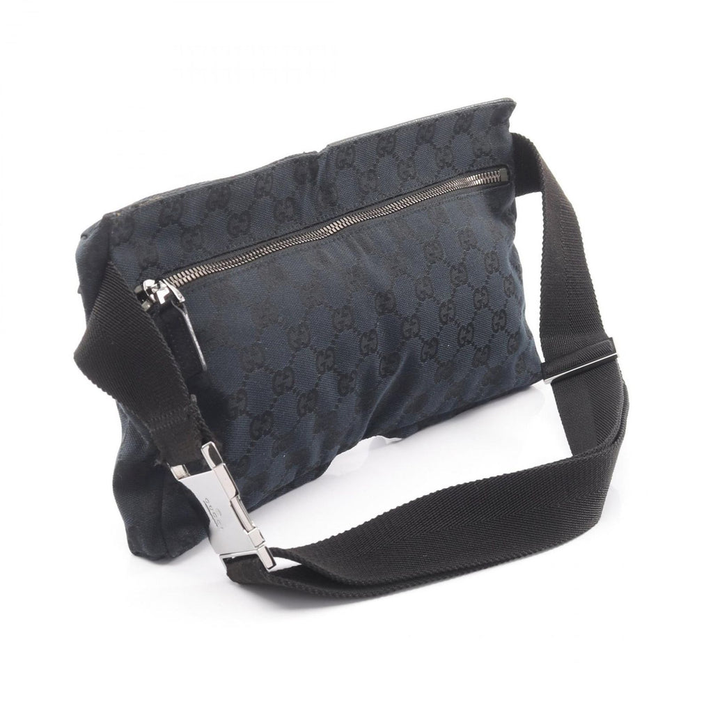 Gucci Waist Bag GG Canvas Black — view 2
