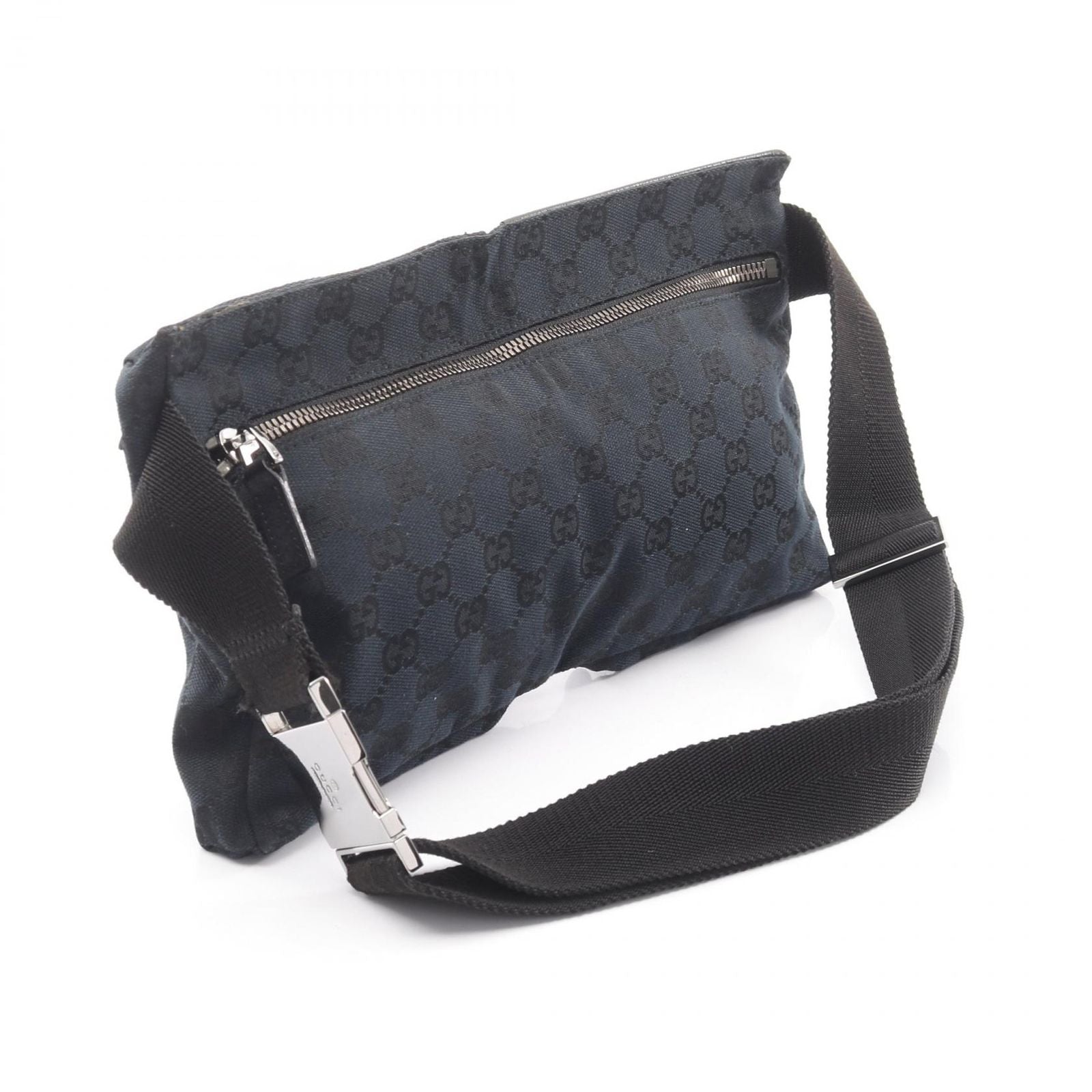 Gucci Waist Bag GG Canvas Black — view 2