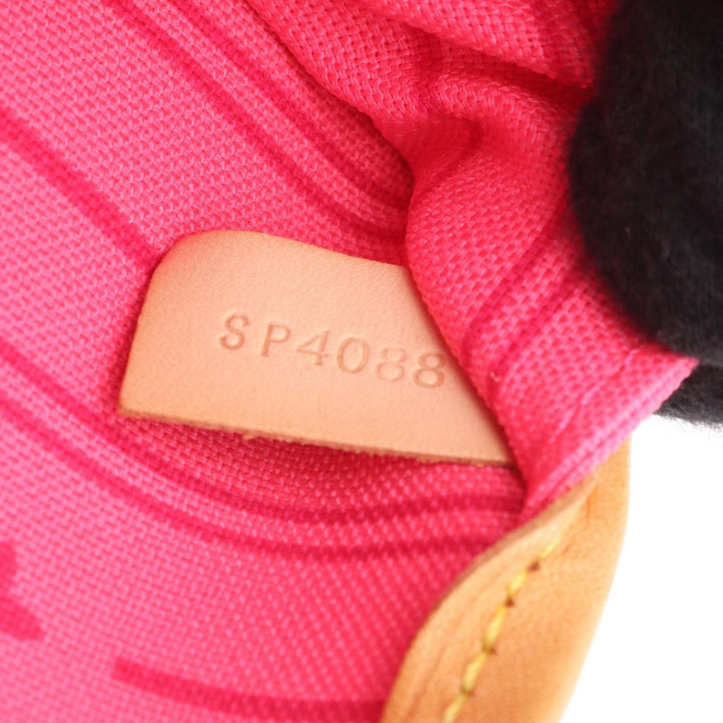 Louis Vuitton Tote Neverfull MM Monogram Rose Canvas Leather — view 5