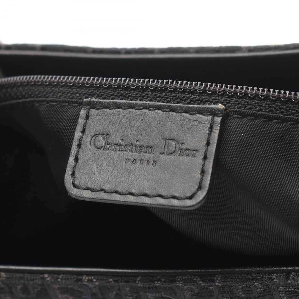 Dior Shoulder Bag Street Chic Trotter Black Canvas Leather — view 4