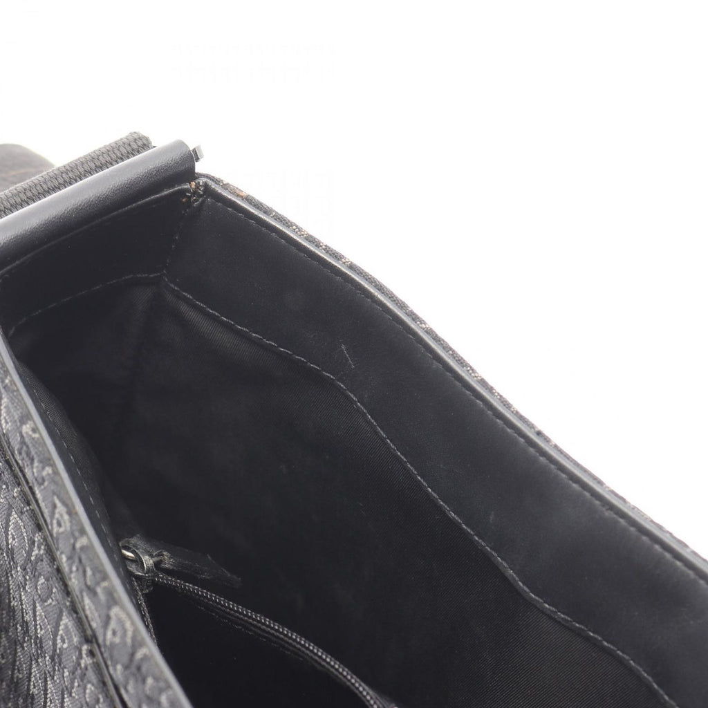 Dior Shoulder Bag Street Chic Trotter Black Canvas Leather — view 9