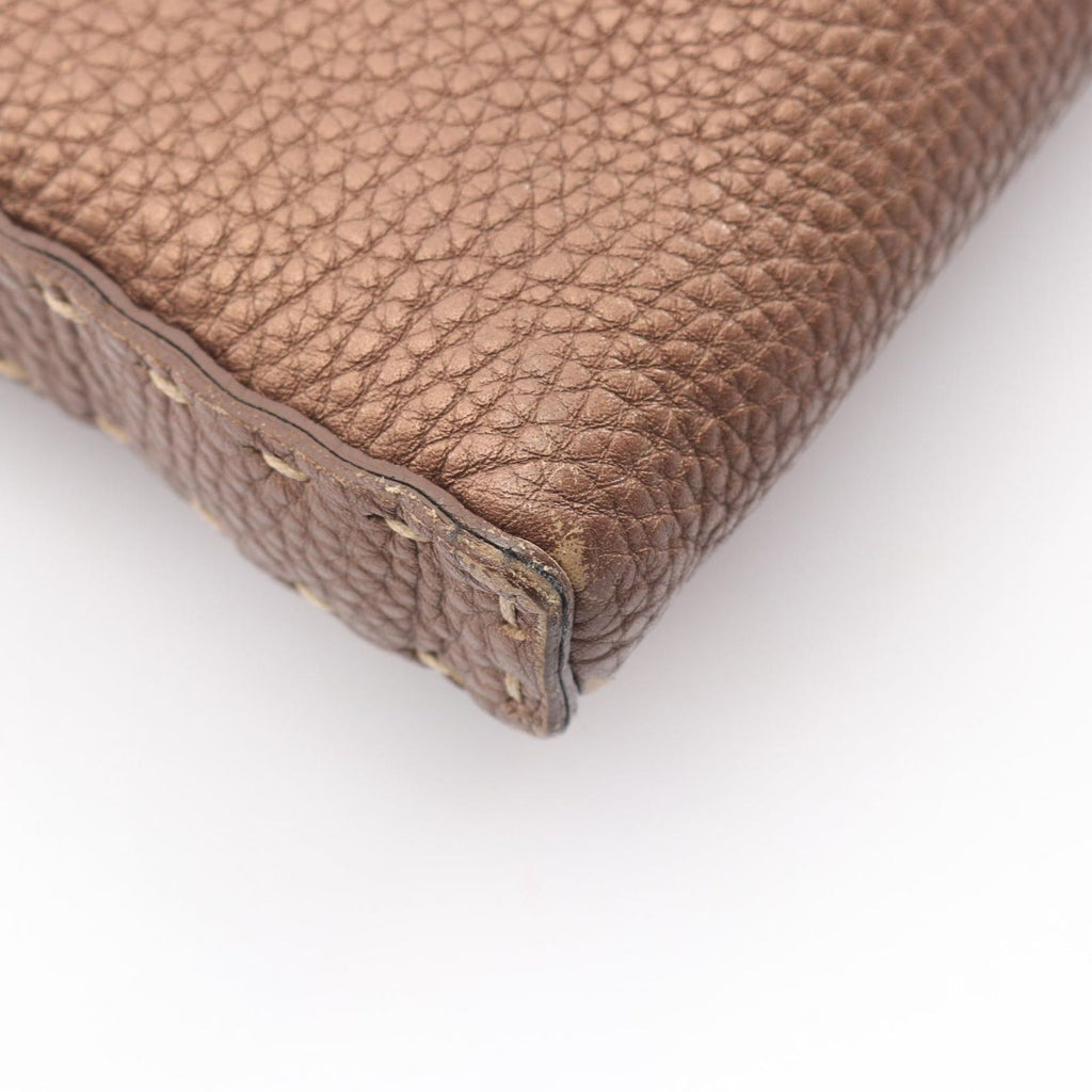 Fendi Shoulder Bag Selleria Blanc Leather — view 5