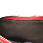 Dior Shoulder Bag Rasta Line Trotter Beige Canvas Leather Oblique — view 8