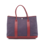 Hermes Tote Garden Party PM Blue Domarte Rouge Ache