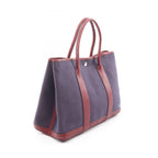 Hermes Tote Garden Party PM Blue Domarte Rouge Ache — view 2