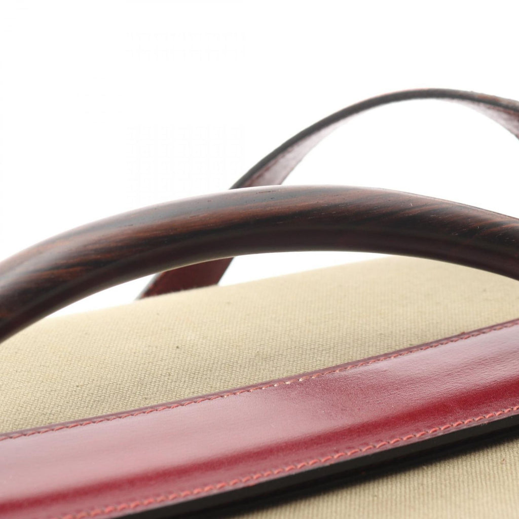 Hermes Shoulder Bag Cosmos Rouge Ash Khaki Calf 2-Way Vanity — view 7