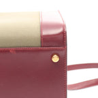 Hermes Shoulder Bag Cosmos Rouge Ash Khaki Calf 2-Way Vanity — view 8