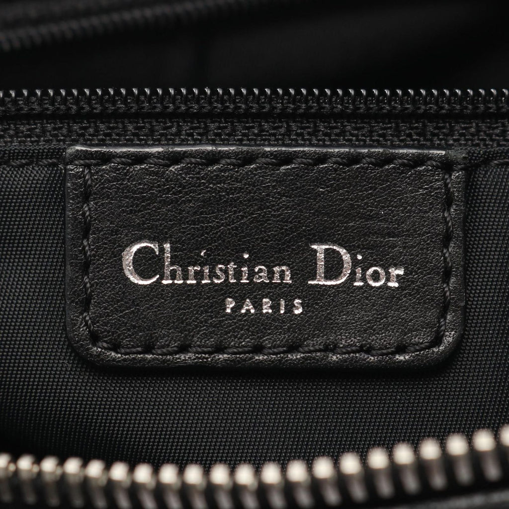 Dior Shoulder Bag Street Chic Trotter Black Canvas Leather — view 4