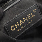 Chanel Backpack 22 Large Black Leather 22 Quilted Chain — view 4