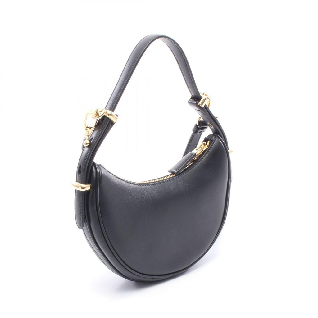 Prada Handbag Soft Calf 2-Way Black Leather Small — view 2