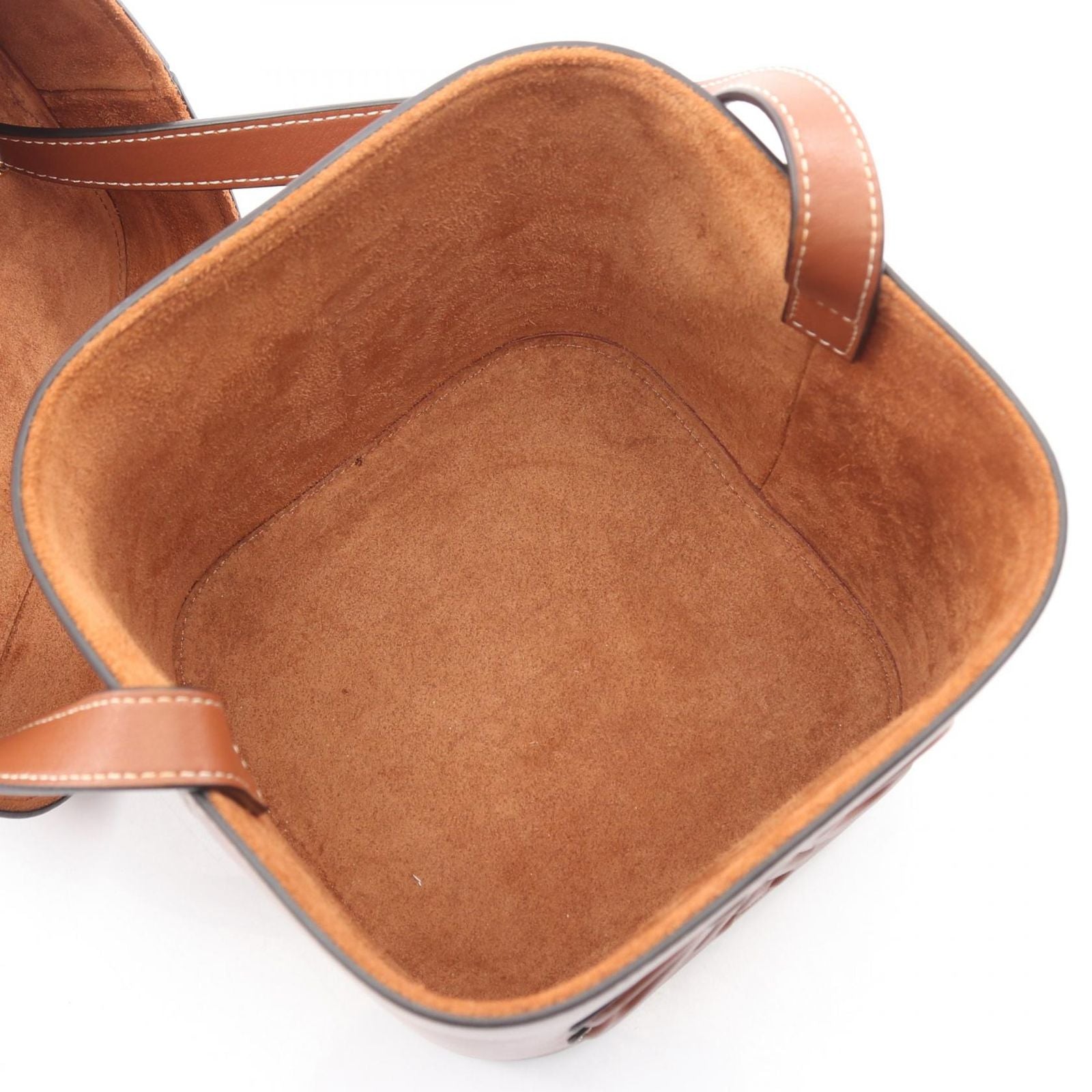 Celine Shoulder Bag Cuir Triomphe Box Tan Leather — view 3