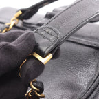 Chanel Backpack Triple CC Logo Black Caviar Leather Coco — view 7