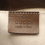 Gucci Shoulder Bag Bamboo Cles Brown Leather Chain — view 4