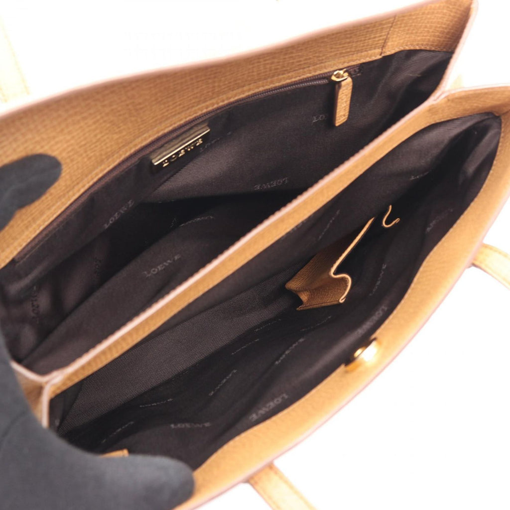 Loewe Handbag Brown Leather Tote — view 3