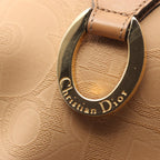 Dior Shoulder Bag Trotter Beige Canvas Leather Oval — view 6