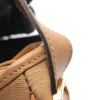 Dior Shoulder Bag Trotter Beige Canvas Leather Oval — view 7