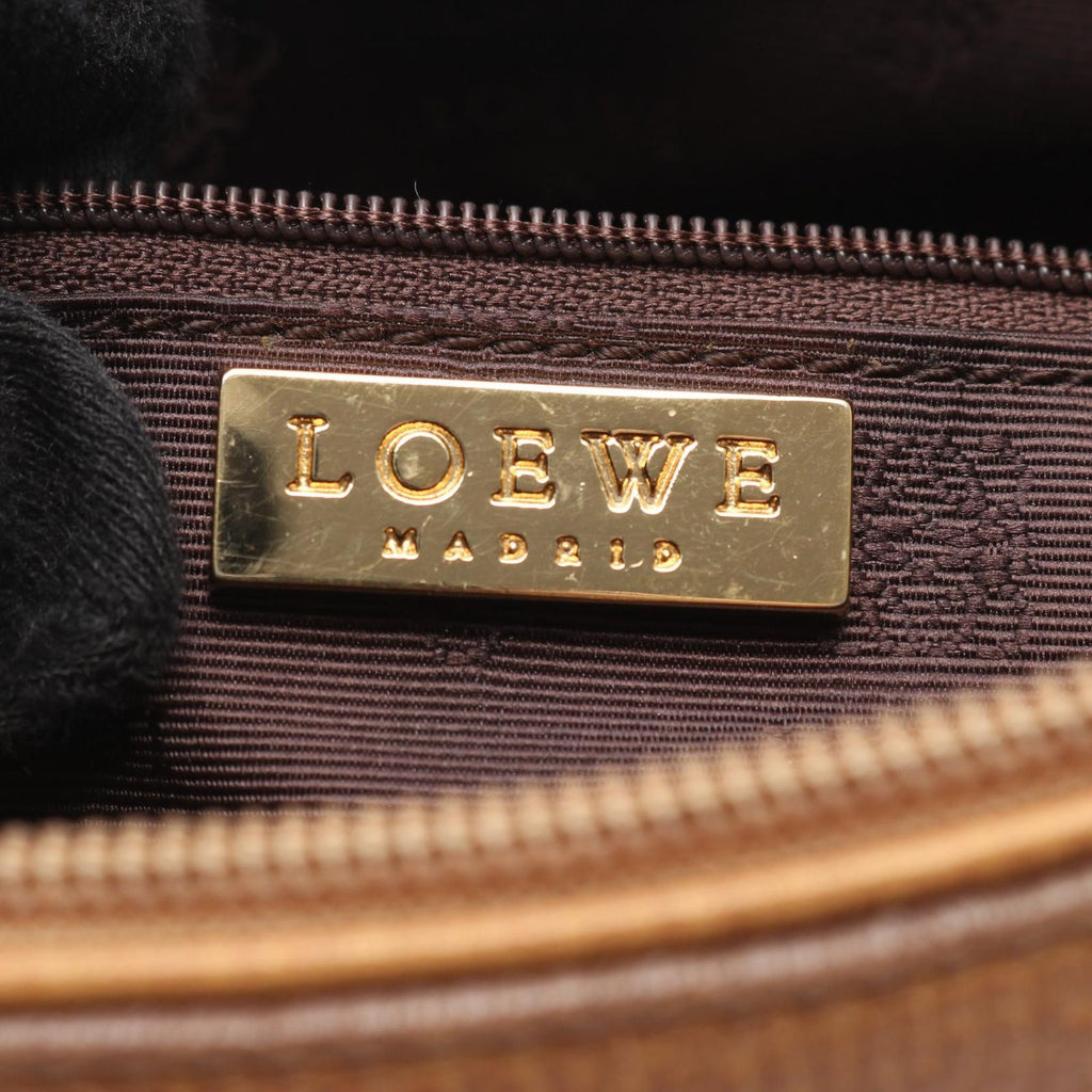 Loewe Shoulder Bag Brown Leather — view 4