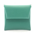 Hermes Coin Case Bastia Verso Vert Vertigo Jaune Poussin Leather