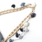 Chanel Shoulder Bag Quilted Denim Blue Chain — view 9