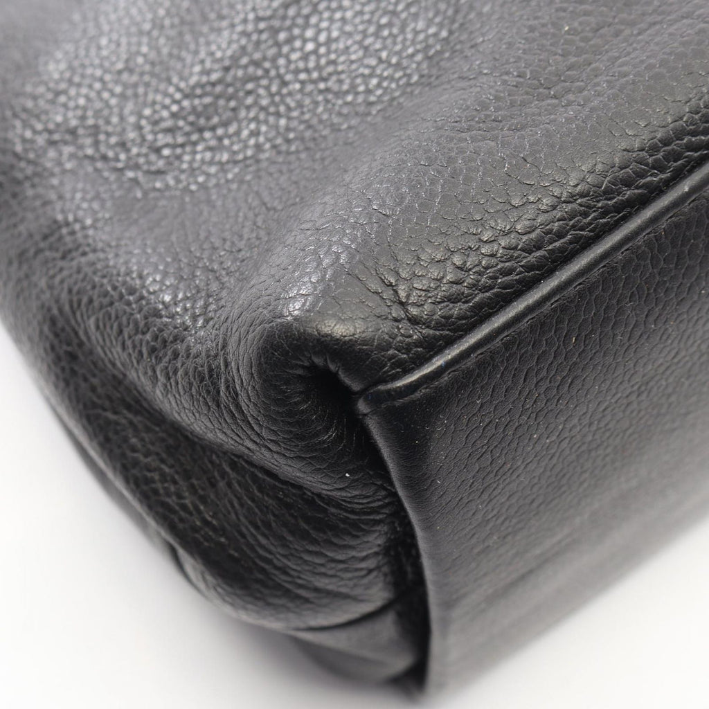 Chanel Handbag CC Logo Black Caviar Leather Tote — view 6