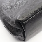 Chanel Handbag CC Logo Black Caviar Leather Tote — view 6