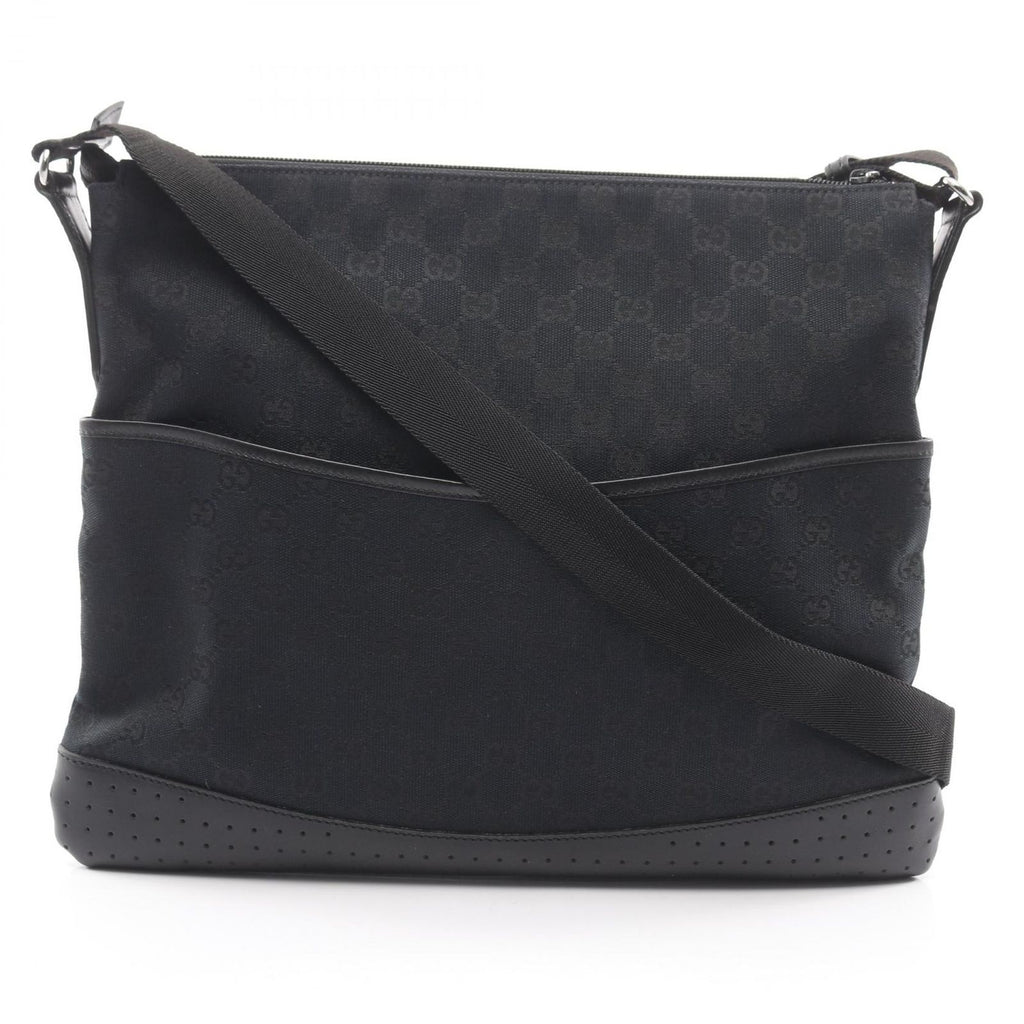 Gucci Shoulder Bag GG Canvas Black