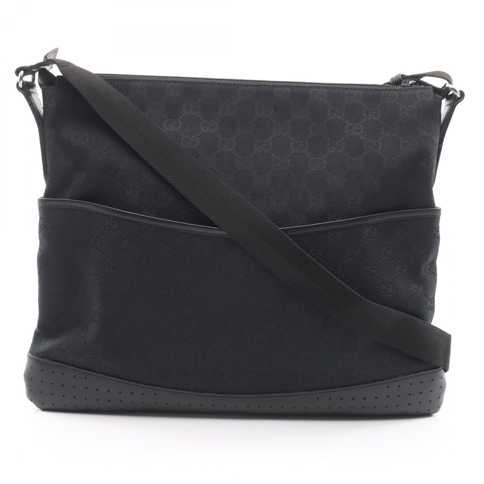 Gucci Shoulder Bag GG Canvas Black