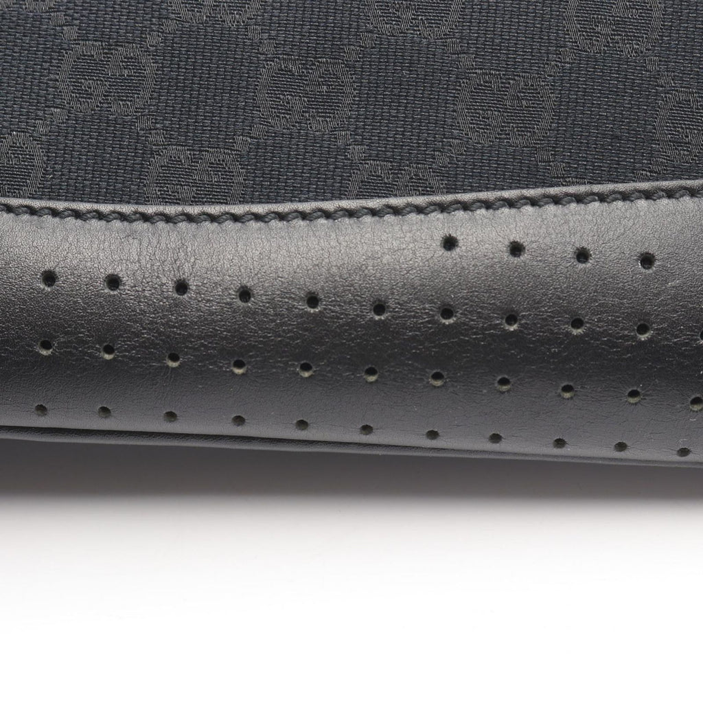 Gucci Shoulder Bag GG Canvas Black — view 5