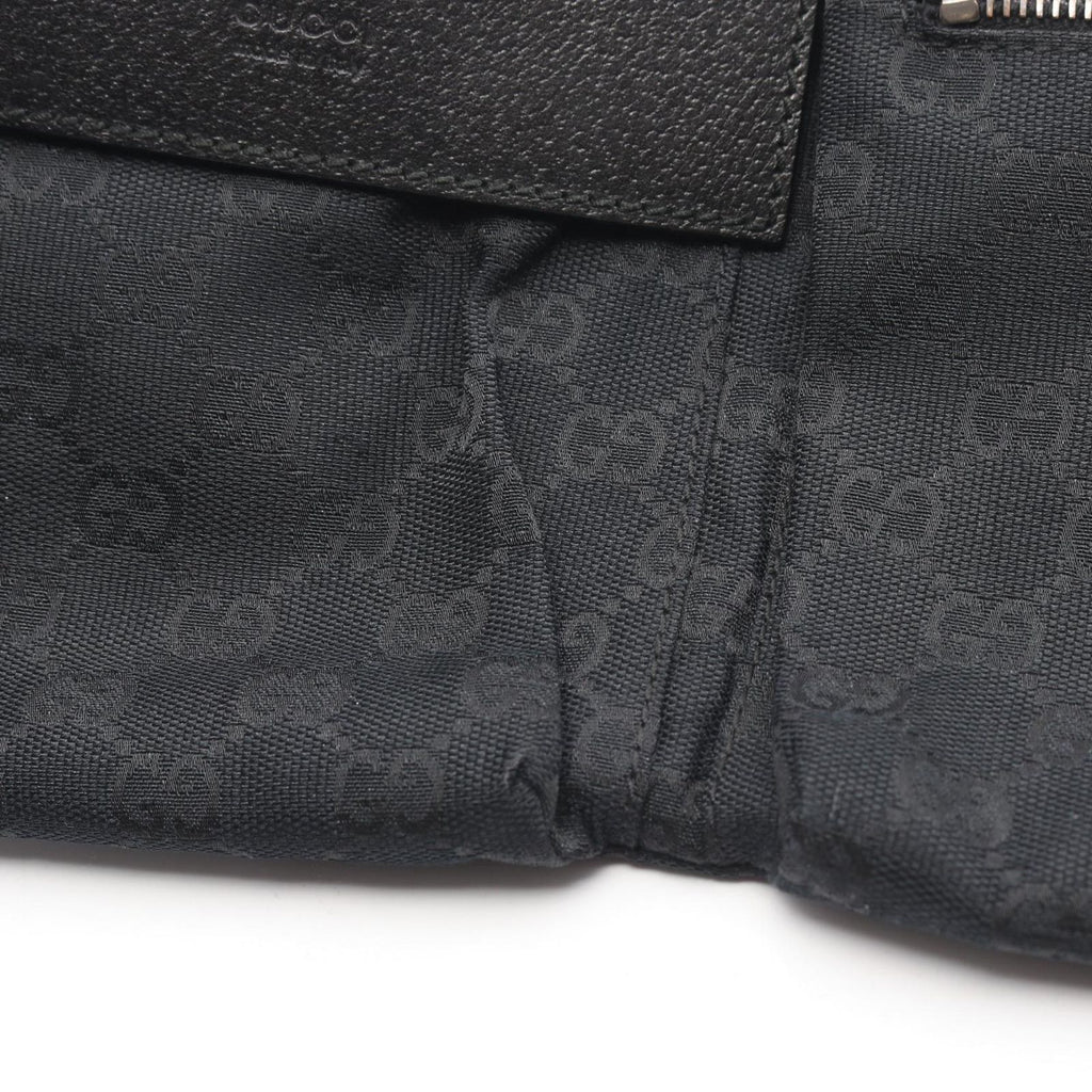 Gucci Waist Bag GG Canvas Black — view 8