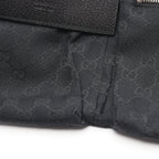 Gucci Waist Bag GG Canvas Black — view 8