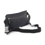 Gucci Waist Bag GG Canvas Black — view 2