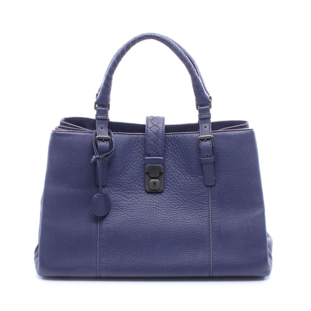 Bottega Veneta Handbag Rome Purple Leather Tote