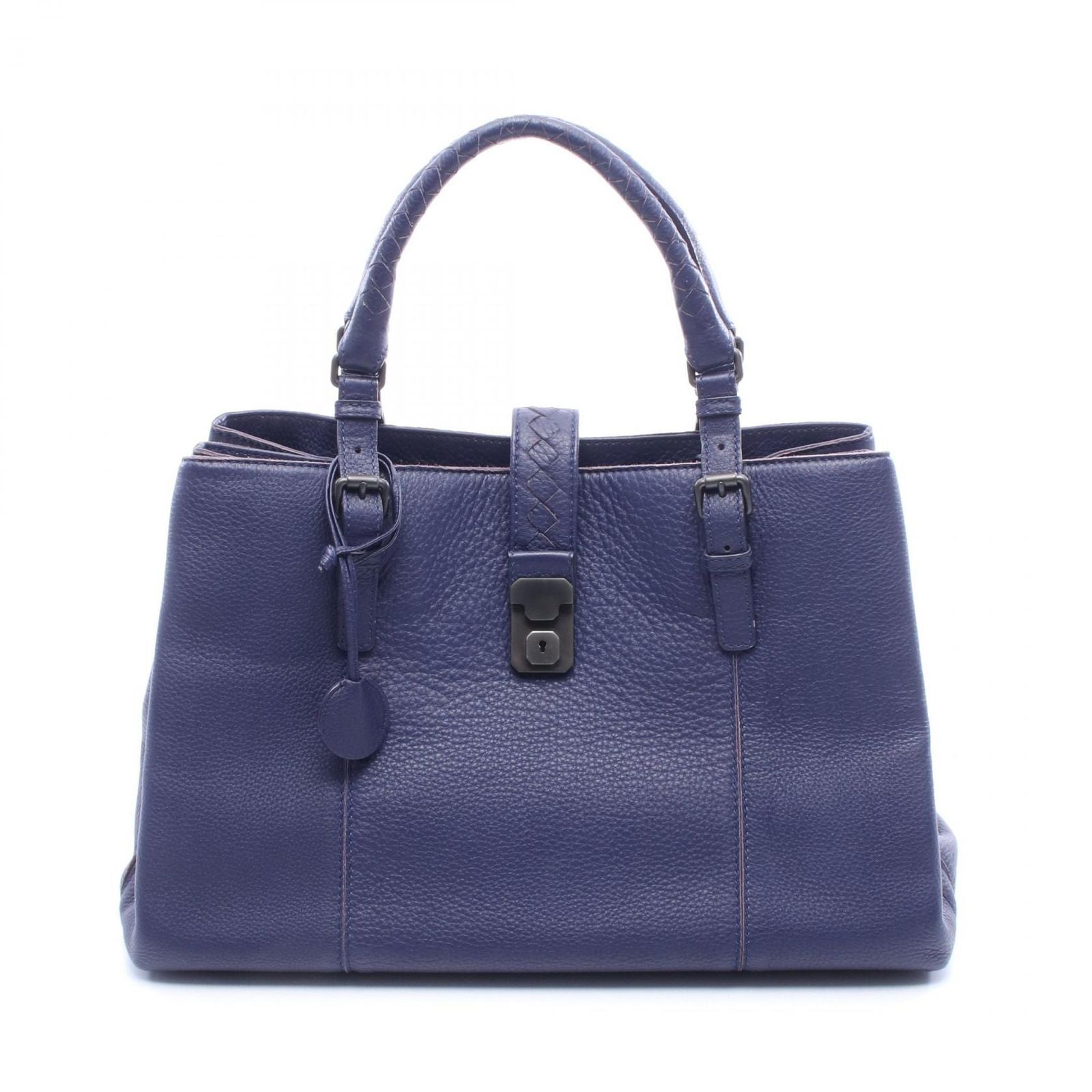 Bottega Veneta Handbag Rome Purple Leather Tote