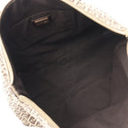 Fendi Tote Zucchino Beige Canvas Leather — view 3